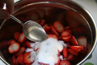Crumble de fresas