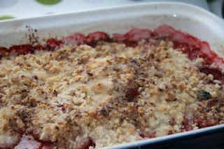 Crumble de fresas