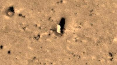 Monolito en Marte, una roca sin misterio alguno