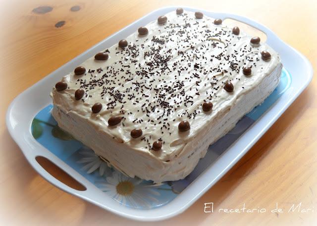 POSTRE DE CAFÉ CON GALLETAS DE CANELA