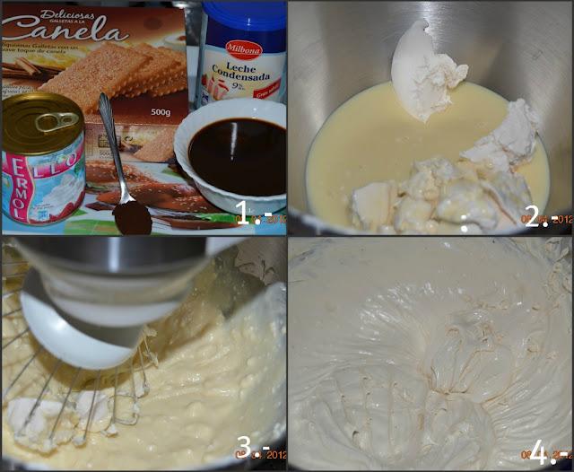 POSTRE DE CAFÉ CON GALLETAS DE CANELA