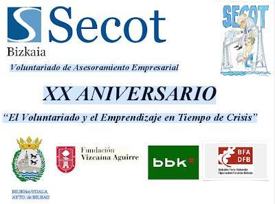 Libro de la celebración del XX Aniversario de SECOT Bizkaia