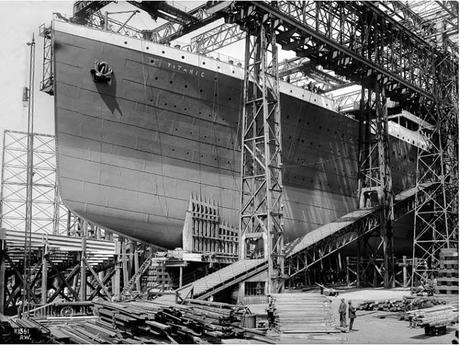 Construcción, paso a paso, del Titanic.