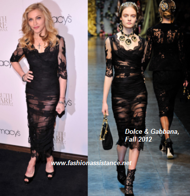 Madonna presentó Truth Or Dare en NY vestida de Dolce & Gabanna