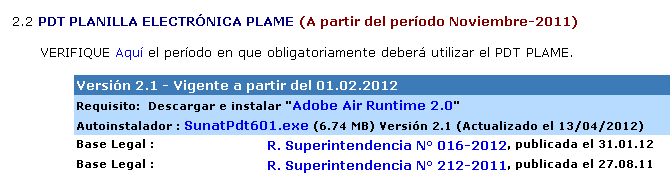 Ya se pueden imprimir boletas con el Plame V 2.1.1