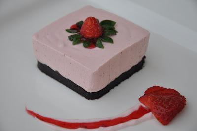 Mini Tarta Mousse De Fresas