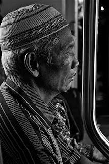 en la estación de Semarang Poncol.