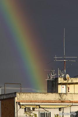 arco iris en la azotea / rainbow in the roof