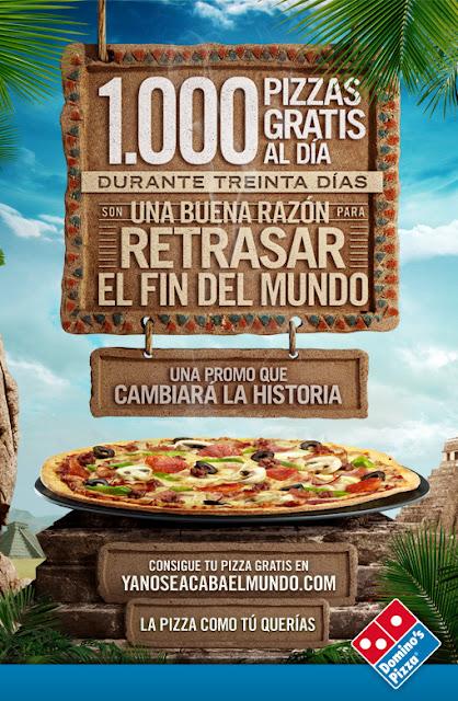 Domino´s Pizza gratis/ドミノピザ無料キャンペーン