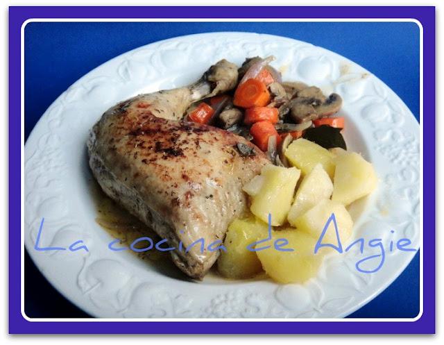 POLLO ASADO EN BOLSA