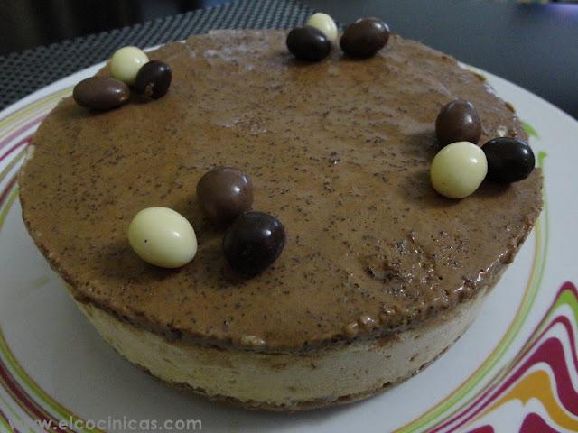 Tarta de café helada