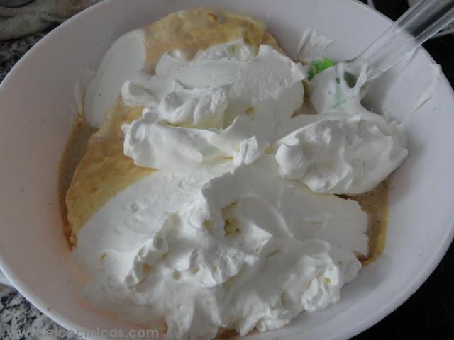 Tarta de café helada