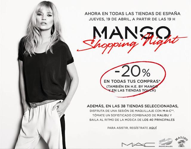 Mango Shopping Night y Glamour Beauty Night by Sephora
