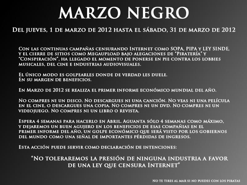 Marzo Negro