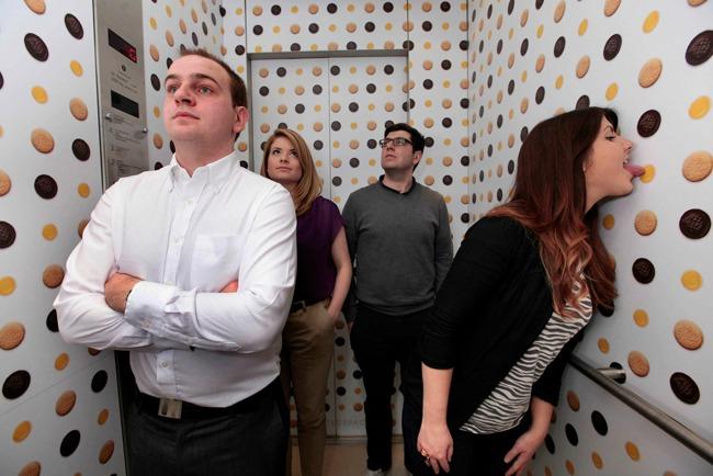 El primer ascensor del mundo que se puede chupar