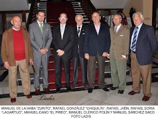 CÓRDOBA: LA TERTULIA TAURINA EL CASTOREÑO HOMENAJEA A JOSÉ MARÍA MONTILLA POR SU CINCUENTA ANIVERSARIO DE ALTERNATIVA