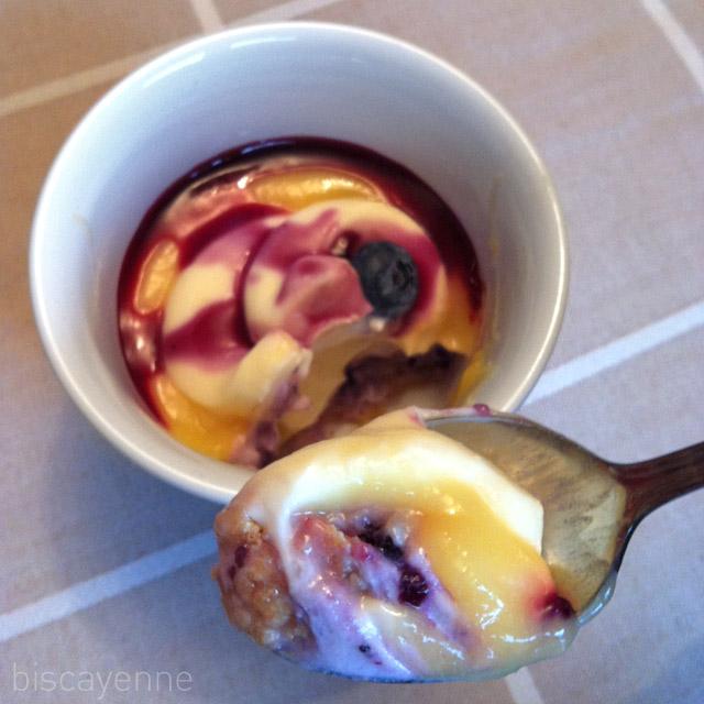 Indefinido de arándano y limón: postre de urgencia