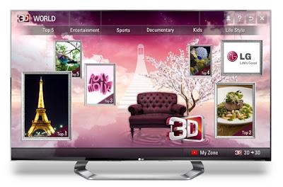 LG 3D World, contenidos 3D para el televisor