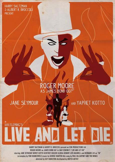 Llamativa colección de carteles de películas rediseñados