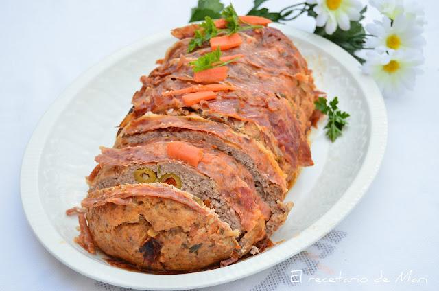 ROLLO DE CARNE RELLENO **PASO A PASO**