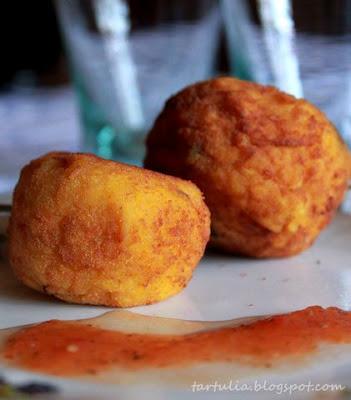 Arancini de risotto trufado