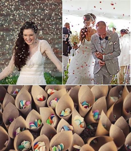 Alternativas al arroz en la ceremonia-confetti/Rice alternatives at the ceremony-confetti