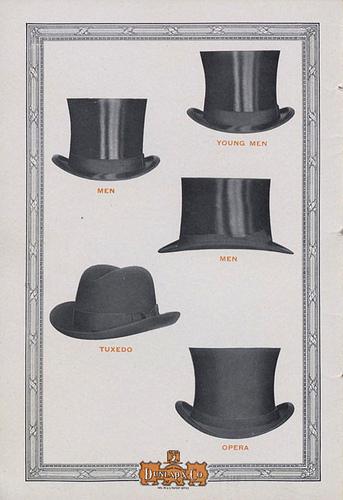 Sombreros Dunlap & Co. Moda en 1912