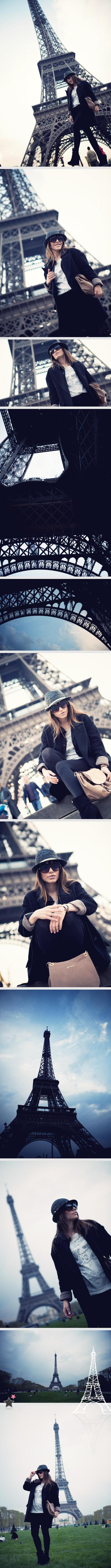 eiffel tower in black eiffel tower in black