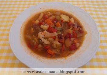 Receta de Sopa de verduras