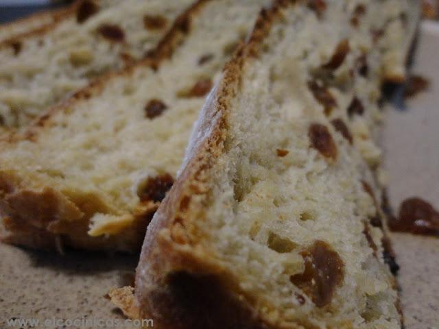 Pan de mango y pasas