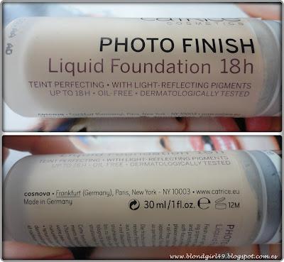 [Review] Base maquillaje Photo Finish 18h de Catrice