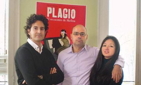 Plagio,  cautiva en una maleta. Novela Gráfica de Hernán Migoya