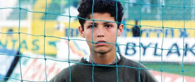 Cristiano Ronaldo, de niño