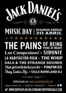 Horarios Jack Daniel's Music Day 2012