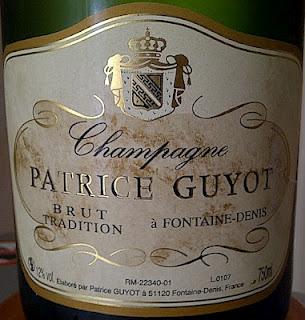 Champagne Brut tradition, por Patrice Guyot de Fontaine Denis