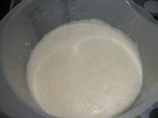 Pudin de plátano y fresas