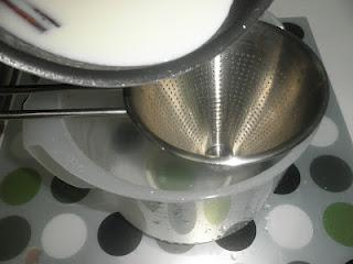 Pudin de plátano y fresas