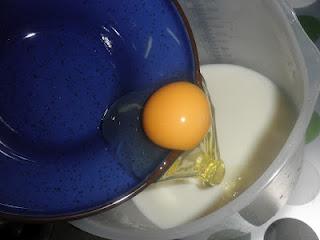 Pudin de plátano y fresas