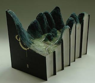 Arte con libros. Si no te gusta leer, al menos…