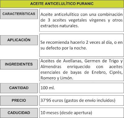Operación biquini:: Aceite 100% natural de Puranic