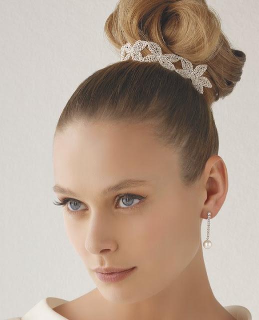 Tocados de boda de Rosa Clará