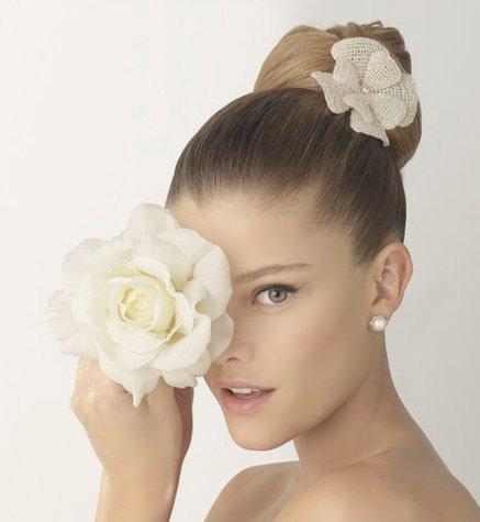 Tocados de boda de Rosa Clará