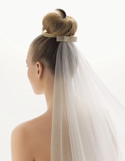 Tocados de boda de Rosa Clará