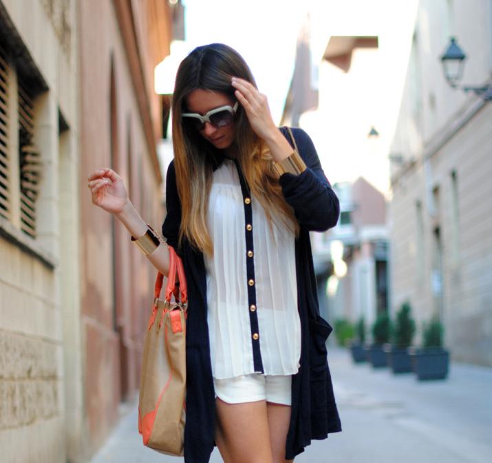 Pleated blouse