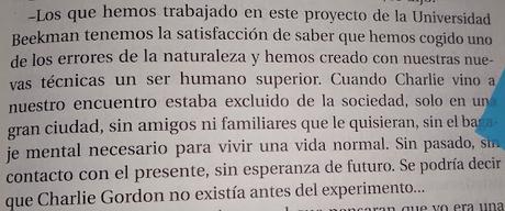 Flores para Algernon, de Daniel Keyes