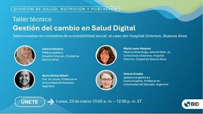 Taller técnico | Teleconsultas en contextos vulnerables