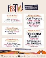Cartel por días del Festial! 2026