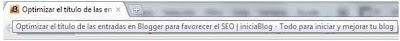 OPTIMIZAR EL TITULO DE LAS ENTRADAS PARA FAVORECER EL SEO
