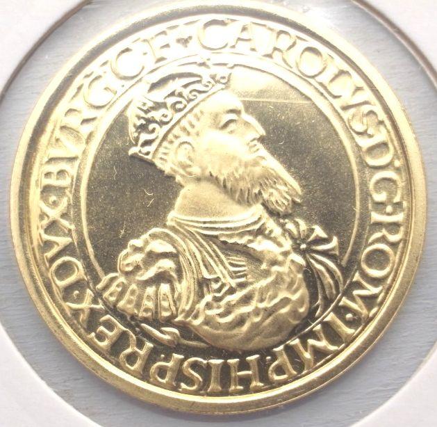 50 Escudos de Carlos Quinto: la moneda de oro de Bélgica
