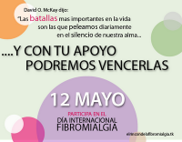 Preparando el Día Internacional de la Fibromialgia: 12 Mayo 2012. ¡Descárgate los carteles!